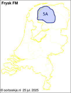 in Friesland op kanaal 5A