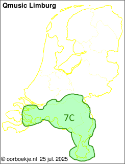 in Noord-Brabant en Limburg op kanaal 7C
