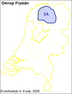 in Friesland op kanaal 5A