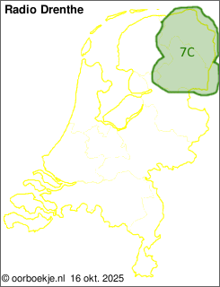 in Groningen en Drenthe op kanaal 7C