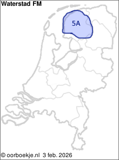 in Friesland op kanaal 5A