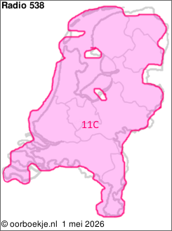 in heel Nederland op kanaal 11C