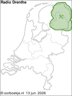 in Groningen en Drenthe op kanaal 7C