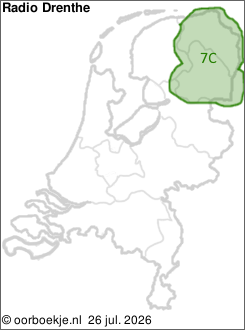 in Groningen en Drenthe op kanaal 7C
