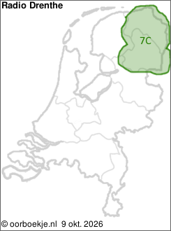 in Groningen en Drenthe op kanaal 7C