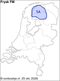 in Friesland op kanaal 5A